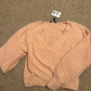 Cotton Candy LA Wrap Sweater